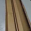AIZESI One-Piece Brushed Gold Tension Shower Curtain Rod 54-90" No Drilling
