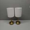 Cordless LED Table Lamp, Portable 5200mAh Rechargeable Battery Operated Lamp, Dimmable Small Touch Light For Nightstand Restaurant Patio Ambient Light, Antique Brass