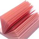 4 x Memo Paper, Colored self-Adhesive Note Paper, Student Notebook, memo and Message Notebook, Each 100 PagesUsed for Office, Home, and School (Medium)