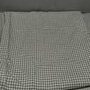 maxmill Rectangle Checkered Tablecloth Waterproof Spillproof Wrinkle Resistant Buffalo Plaid Heavy Weight Table Cloth Gingham Table Cover for Outdoor and Indoor Use, 52 x 70 Inch Sage White