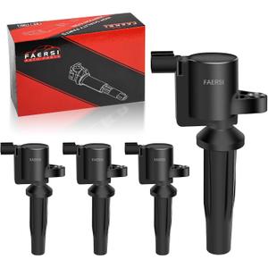 FAERSI Ignition Coil Pack of 4 Replacement for 2013-2018 Ford C-Max Escape Fusion Lincoln MKZ Hybrid Maz-da Tribute Mercury Mariner Milan L4 2.5L, DG522 UF-621