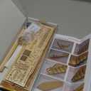 GAWEGM Wooden Ship Model Building Kits for Adults - 1/96 Scale Harvey 1847 Model Ships Assembled with Metal Accessory, for Collection, Teaching Exhibition, Ship Model Hobby, Assemble Expert