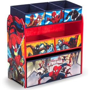 Delta Children Multi-Bin Toy Organizer, Marvel Spider Man