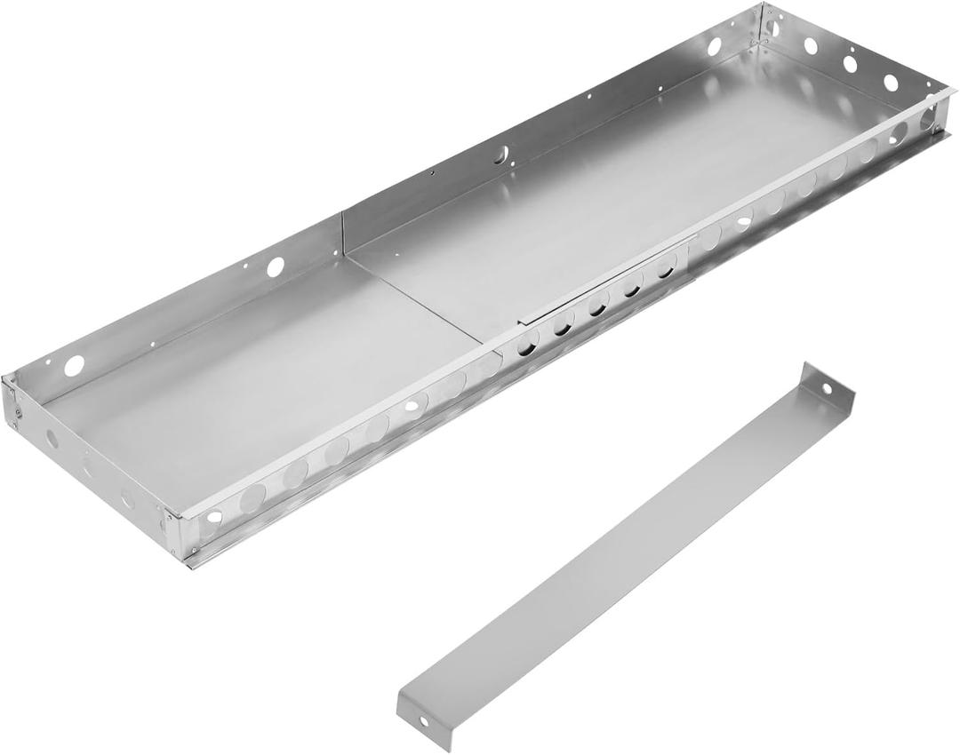 Floating Shower Bench Kit, Pre-Formed Adjustable Shower Bench from 34.5 to 62, Wall Mount Stainless Steel Bench Seating with Accessories