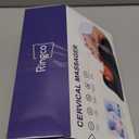 RINGCO Neck Massager with Heat, Red Light & Vibration Adjustable, Heated Neck Stretcher with 3 Modes, Rechargeable Cervical Traction Device for Pain Relief & Muscle Relaxation, Gift for Women Men