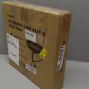 Daoeny Heated Bird Baths for Outdoors, Upgraded 100W Thermostatically Controlled Heated Bird Bath for Deck Railing, Heated Bird Bath for Outside Winter Garden Yard Patio Decor (Terracotta)