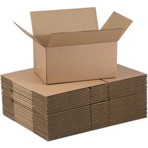 SUNLPH Shipping Boxes 10x7x5 Inches Small Corrugated Cardboard Boxes, 25 Pack