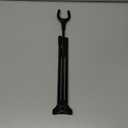 Fiberglass Bow Stand Holder Foldable Bracket Rack Hanger for Recurve and Longbow Hunting Stable Triangle Base Lightweight and Portable Outdoor Accessory(Black)