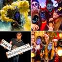 LED Mask Face Transforming, App-Controlled Light Up Mask with Gesture Sensing, DIY Custom Display, Rechargeable LED Mask for Halloween, Party & Cosplay