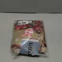 12Pcs Burlap Christmas Gift Bags with Drawstring, 8x10in 3D Doll Christmas Goody Gift Bags Small Jute Xmas Candy Bag, Linen Treat Reusable Xmas Gifts Wrapping Bag Holiday Party Favor Decor Santa Sacks (Burlap & Burgundy Red)