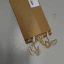 24 PCS Velvet Bows Christmas Ornaments Decorations, Sparkly Glittery Gold Khaki Velvet Christmas Tree Bows Decor, Unique Vintage Elegant Xmas Home Holiday Decor for Tree Mantle Wreath Gift Wrapping