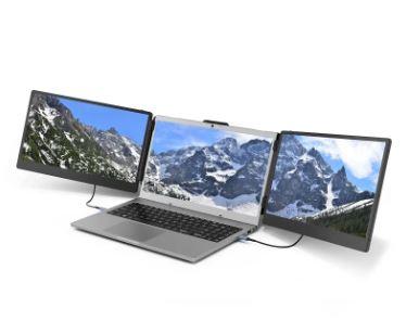 DomyFan S3 Triple Screen 14" Laptop Screen Extende