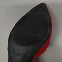 DREAM PAIRS ANNEE Pointed Toe Low Chunky Heels Pump Shoes, Size 8.5