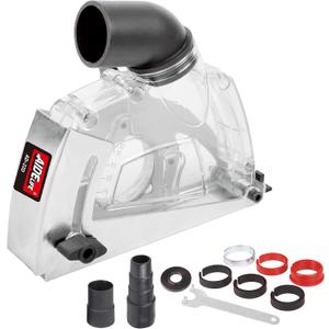 Aidelife Dust collecting Guard,Cutting Dust Shroud for Angle Grinders 4-1/2 inch to 5 inch
