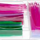 Acrylic Bag Storage Organizer for Kitchen Drawer, Food Storage Bag Organizer Holder Compatible with Ziplock, Glad, Hefty, Gallon, Quart, Sandwich & Snack Variety Size Bag (Clear)