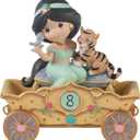 Precious Moments Disney Jasmine Birthday Figurine  Disney Birthday Parade Age 8  Aladdin Princess Collectible Resin Figurine