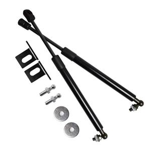 Lift Supports for Toyota Corolla E160 E170 2014-2018 Front Bonnet Hood Modify Carbon Fiber Gas Charged Shock Dampers Spring Struts Bar (2 PCS) (Normal Black)