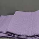 Whale Flotilla Soft King Size Quilt Set for All Seasons, 3-Piece Ultrasonic Geometric Quilts Bedding Set, Lightweight Reversible Bedspread, Coverlet, Bed Cover with 2 Pillow Shams, Light Purple (King (96"x104"))