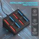 MOOGOLE 4 in 1 Charging Dock Compatible with Nintendo Switch 2 Joycon Controller
