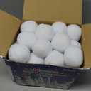 50 Pack Snow Toy Balls for Kids Indoor, Artificial Snow Fight Balls Kids Toys, Indoor Snow Fight Ball Set, Soft Snow Fake Balls Party Supplies Parent Child Throwing Game