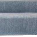 VClife Jeans Blue Couch Cover for 3 Cushion Couch Sofa Thick Chenille Sofa Covers for L Shape Sofa Durable Anti-Slip Sectional Sofa Cover with Tassel Pet-Friendly Sofa Slipcover for Dog Cat 71"X134" (2# Blue Herringbone)