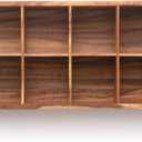 Ironwood Cornwall Tea Box, 8 Compartment Tea Organizer, Acacia Wood