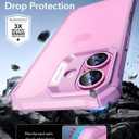 ESR for iPhone 16 Case, Military-Grade Protection with Shock-Absorbing Corners, Scratch-Resistant and Anti-Yellowing Acrylic Back, Slim Protective Phone Case, Air-Armor Series, Frosted Purple