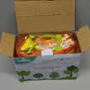 Kinderific Gardening Set, Tool Kit, for Kids, STEM, Includes Tote Bag, Spade, Watering Can, Rake, Fork, Trowel and Gloves (Sunshine)