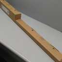 Ivilon Drapery Treatment Window Curtain Rod - Acrylic Ball 1 inch Pole. 48 to 86 Inch. Satin Nickel