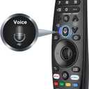 Voice Magic Remote for LG-Smart-TV-Remote Control Replacement, AKB75855501 AN-MR20GA MR19BA MR18BA MR650A with Voice Recognition and Pointer Function