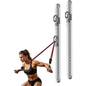 Resistance Band Wall Anchor, Wall-Mounted Anchor, Home Gym Fitness System, 2Pcs 23in Wall Anchors, Adjustable, Easy Installation, 300lbs Capacity