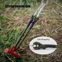 Bungee Cord with Carabiner Heavy Duty Bungee Cords with Carabiner Hooks Strong Elastic Rope Camping Accessories for Luggage Cargo Camping RV Hand Carts (12" 6pcs)