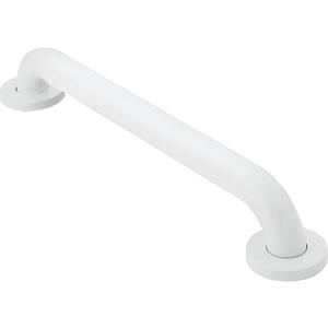 Moen Glacier White Bathroom Safety 18-Inch Shower Grab Bar with Concealed Screws for Handicapped or Elderly, R8718W (18 Inch, Glacier)