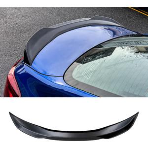 Spoiler Wing Compatible with 2019-2024 Kia Forte Sedan Rear Spoiler Trunk Rear Spoiler Wing Lip ABS Plastic for 2023 Forte Accessories (Glossy Black)