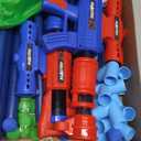 SpringFlower Shooting Game Toy for 5 6 7 8 9 10+ Years Olds Boys,2pk Foam Ball Popper Air Toy Guns with Standing Shooting Target,24 Foam Balls, for Kids
