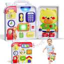 Montessori Toys for Toddlers 1-3 with LED Lights and Music, Sensory Toys Birthday Gift for Baby Boys Girls Ages 2 3 4 5