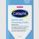 Cetaphil Face and Body Wipes, Gentle Skin Cleansing Cloths, 25 Count (Pack of 2), for Dry, Sensitive Skin, Flip Top Closure, Great for the Gym, Travel, in the Car, Hypoallergenic, Fragrance Free
