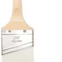 Zibra Angled Paint Brush for Painting Trim, Walls, and Doors, 2.5-inch, White, Pro Grade for All Paints and Stains