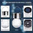 Solpex 12 Pack Hanging Solar Lights Outdoor,Solar Outdoor Lights Decorative, Solar Powered Waterproof Lights, Hanging Globe Light for Garden, Yard, Patio, Lawn, Flower Bed(Cold White)