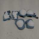 Flips Knee Pads and elbow pads wrist pads set of six, bicycle, skateboard, pulley, ski for boys/girls Light Blue  S/M 55-110lb