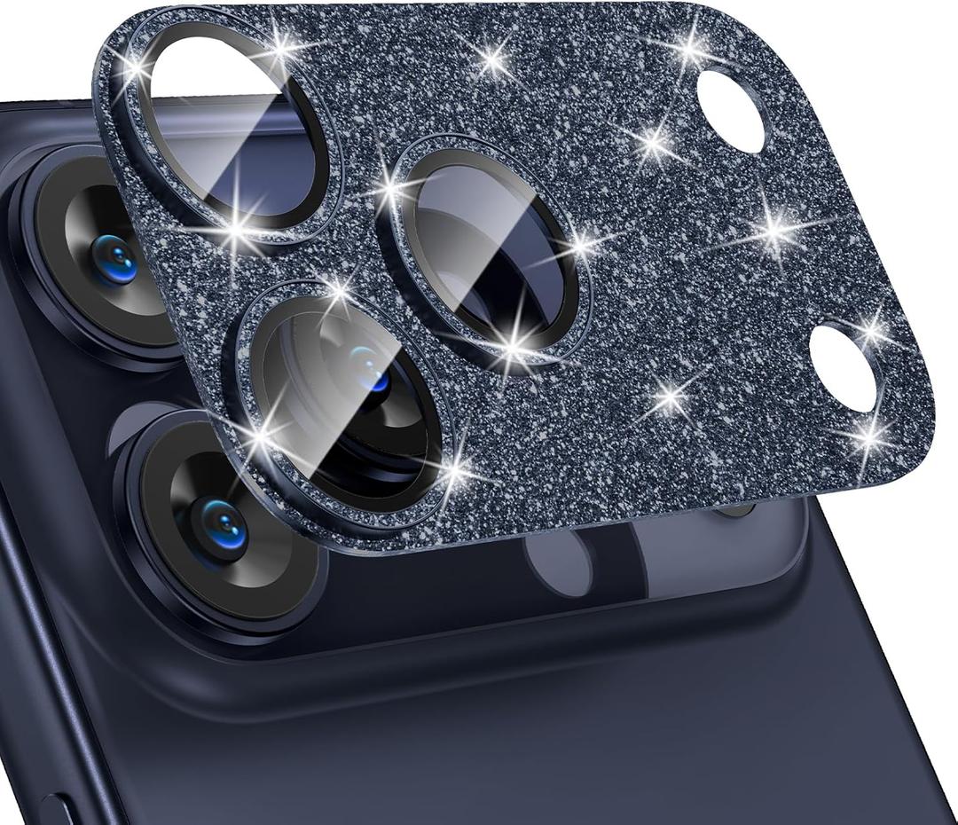 Tensea for iPhone 17 Pro Camera Lens Protector, Metal Aluminum Alloy Tempered Glass Cover Camera Screen Protector Accessories, Case Friendly