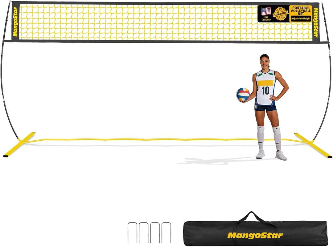 Volleyball Net, 12ft/20ft Portable Volleyball Net for Backyard