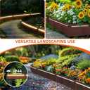 20FT Landscape Lighting Edging, 10 Pcs No Dig Garden Border
