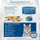 Blue Buffalo Tastefuls Natural Dry Food for Adult Indoor Cats, Salmon & Brown Rice Recipe, 3-lb. Resealable Bag (3 Pound (Pack of 1))