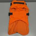 Lelepet Dog Winter Coat Waterproof Dog Jacket with Harness Built in Windproof Reflective Pet Coats for Small Medium Large Dogs, Thermal Fleece Lined Coats for Cold Weather Walking Hiking, Orange, S