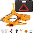 ROGTZ Electric Scissor Car Jack Kit 2 Ton 12V Portable Auto Car Lift with 14.6 Inch Range for SUV Sedan Floor Jack for Tire Change Roadside Emergency