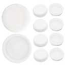 Milisten 10pcs Baby Bottle Caps Milk Bottle Lids Leakproof Sealer Plastic Screw Caps Replacement Lids for Travel Accessory Set