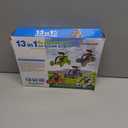 STEM 13-in-1 Education Solar Robot Toys for Age 8-12, DIY Building Science Experiment Robots Kit Birthday Gifts for 8 9 10 11 12 Years Old Boys Girls Kids Teens, Solar Powered by The Sun (Orange)