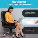 Xtreme Comforts Seat Cushions | Office Chair Cushions for Desk, Car, Wheelchair| Ergonomic Memory Foam Seat Cushion for Support & Comfort | Helps Improve Sitting Posture for Work & Body Relief, 1 Count