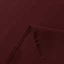 sancua Round Tablecloth - 90 Inch - Water Resistant Spill Proof Washable Polyester Table Cloth Decorative Fabric Table Cover for Dining Tables, Buffet Parties and Camping, Burgundy